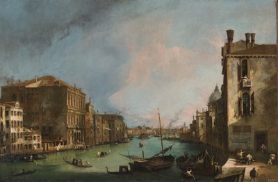 Der Canal Grande in Venedig mit dem Palazzo Corner Canale Grande von Giovanni Antonio Canal